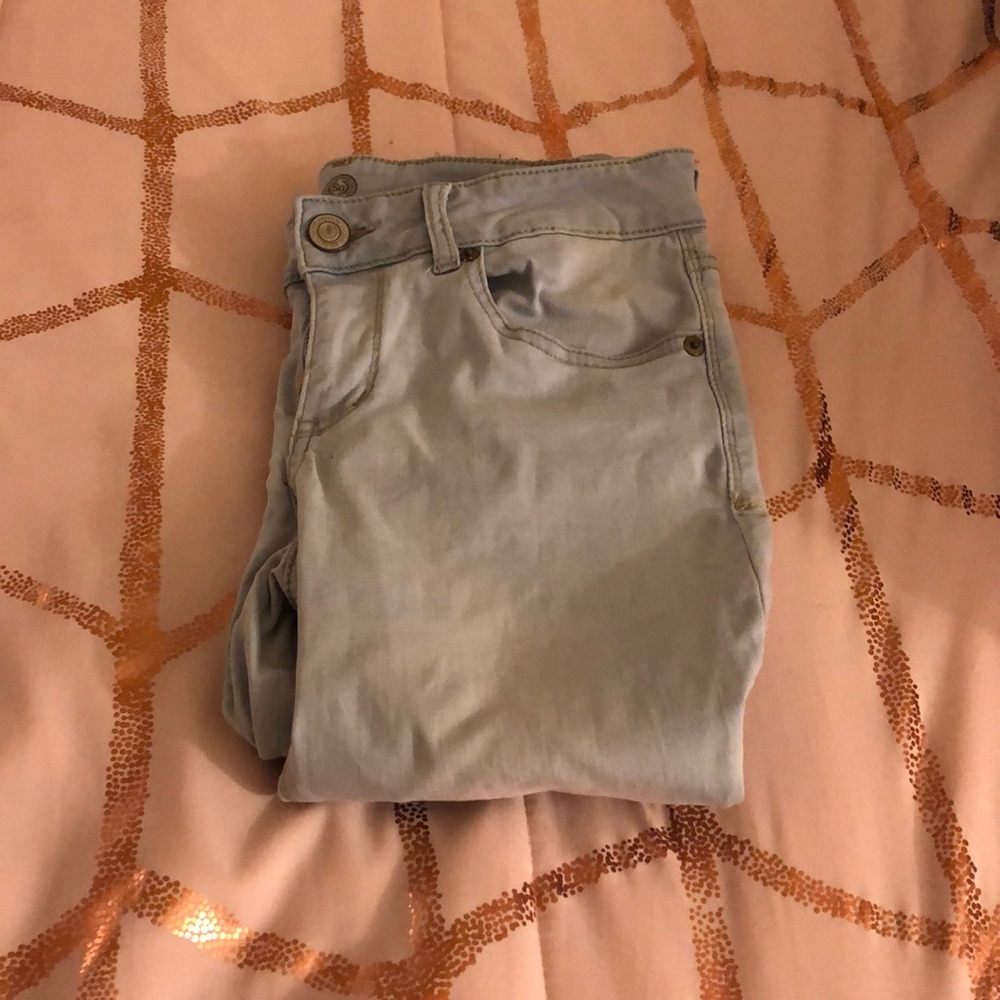 Light blue jeggings